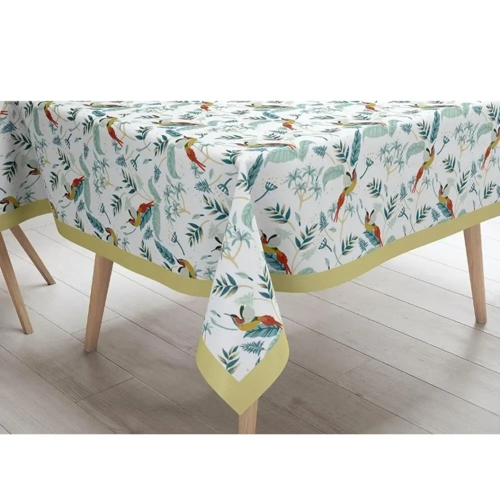 100% cotton table cloth 6-8 people 52x52 Tropocal Floral